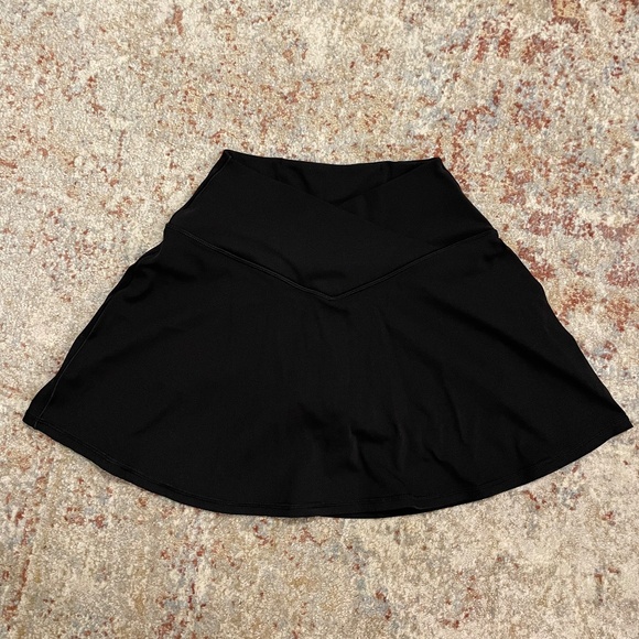 Aerie Crossover Waist Black Tennis Skort/Skirt Size Small - Picture 2 of 8
